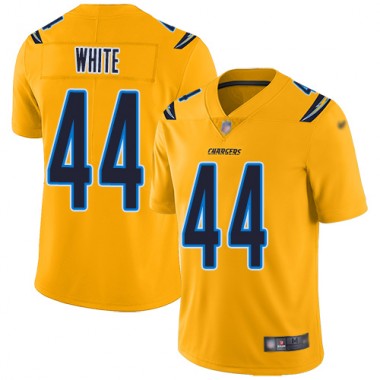 Los Angeles Chargers NFL Football Kyzir White Gold Jersey Youth Limited 44 Inverted Legend